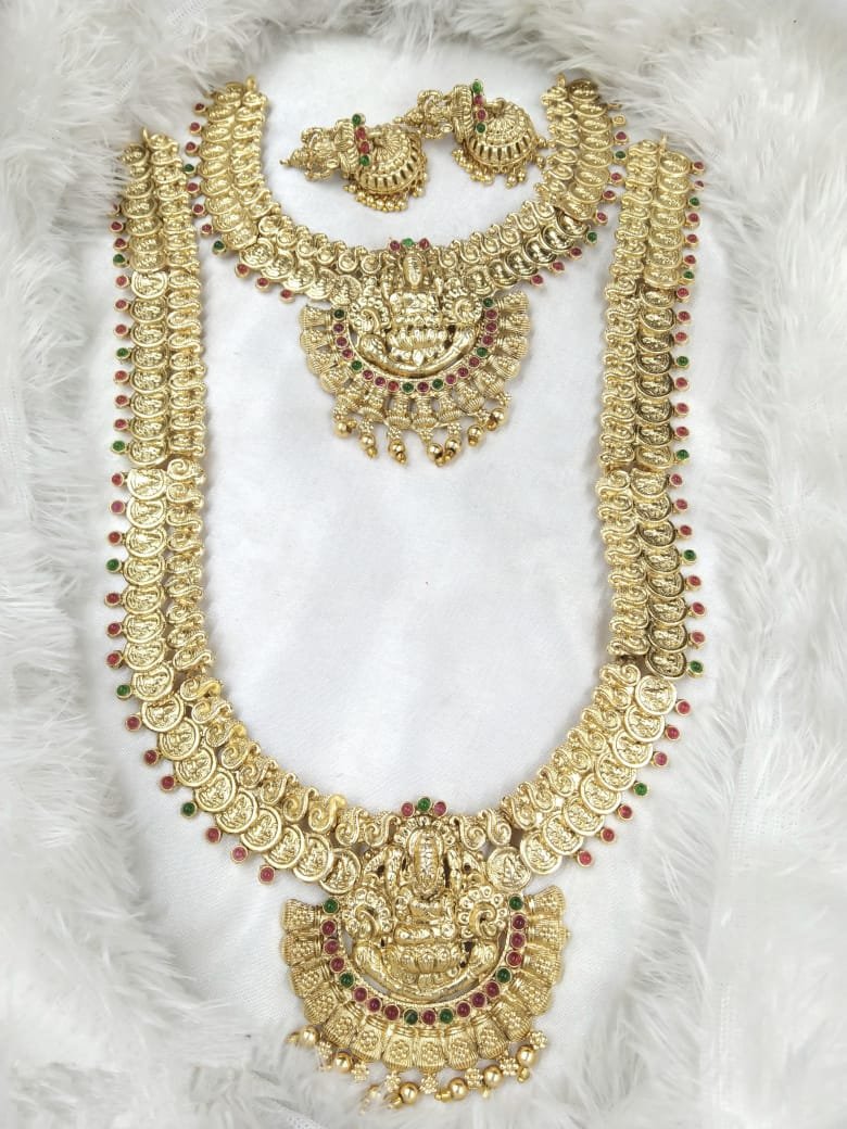 Matte Finish coin jewelry Combo Set for Women