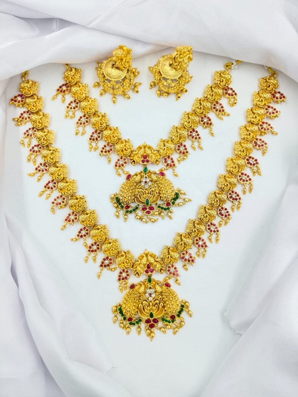 Premium Quality Multi-Color Matte Finish Combo Jewelry Set