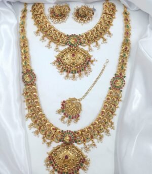 Multi Color Pearl Design Matte Finish Combo SET