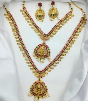 Cute & Classy Multi-Color Temple Design Matte Finish Combo Set