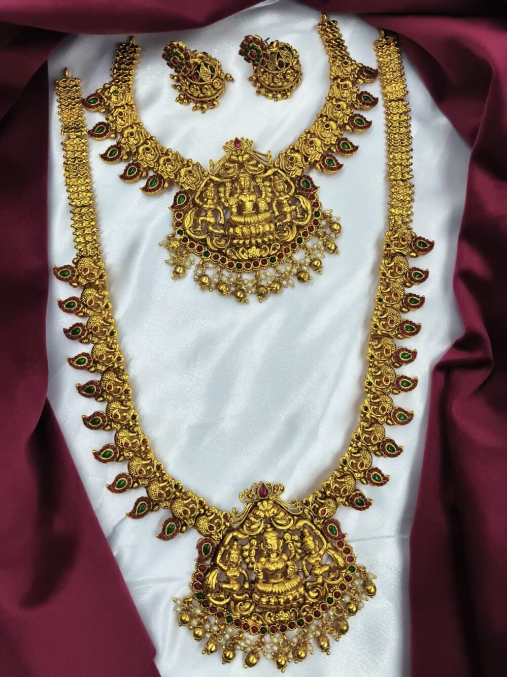 Multi Color Temple Design Matte Finish Combo Set