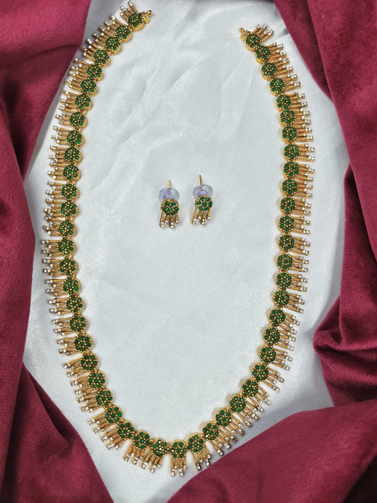 WhatsApp Image 2024-11-03 at 12.01.32 PM PREMIUM QUALITY MATT FINISH HARAM SETS - Image 1